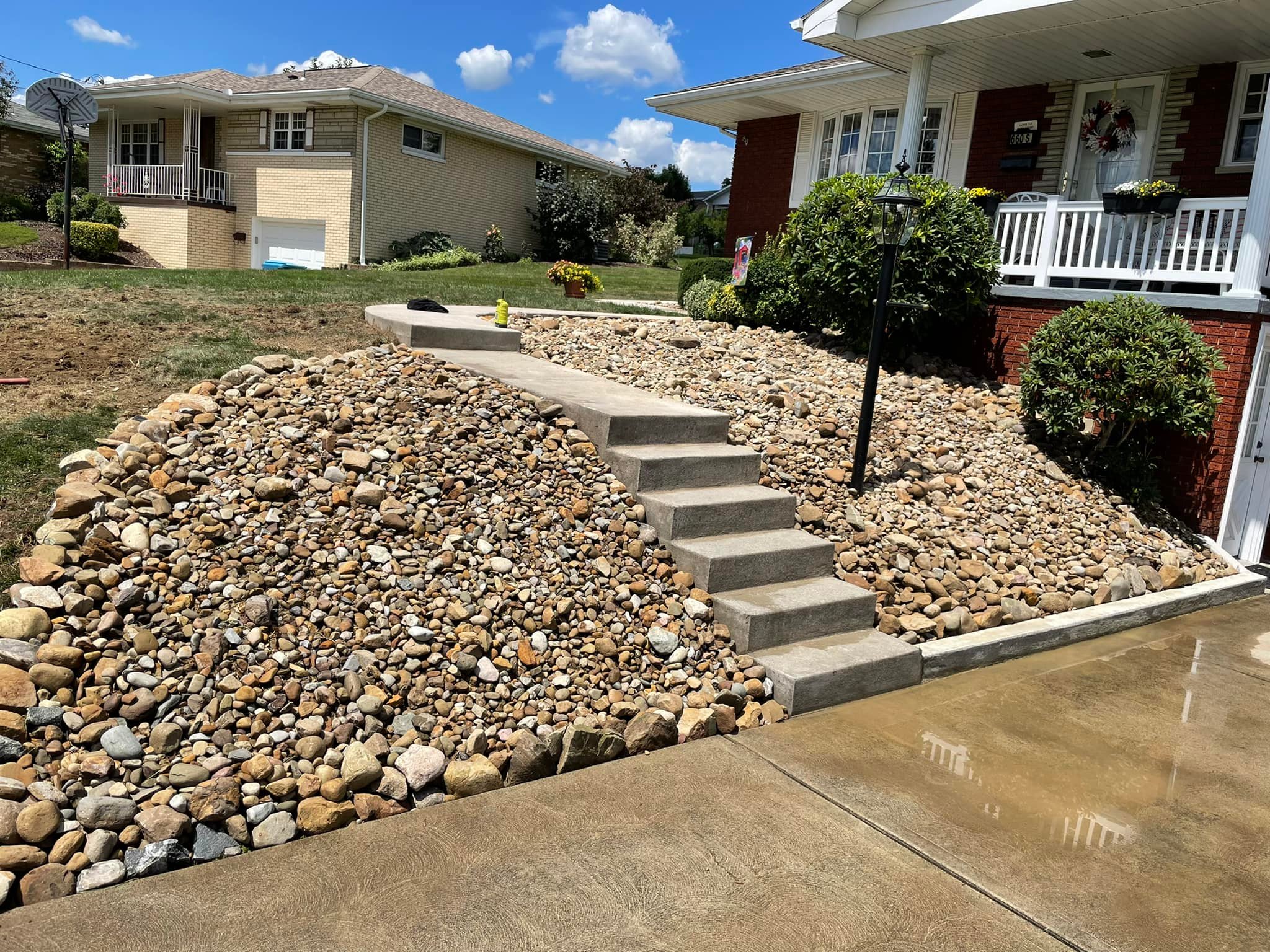 Landscape after project